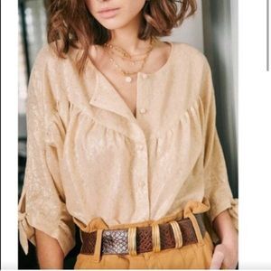 Sezane Cristina blouse 36Fr/4us